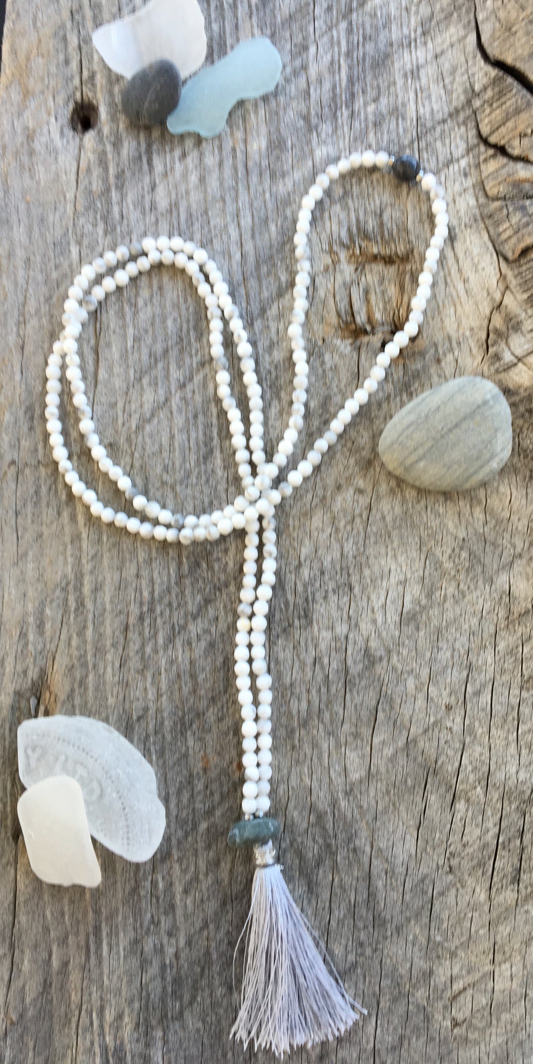 Faceted Howlite Mini Mala